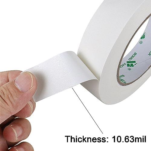 BOMEI PACK White Gaffer Tape, Matte Non-Reflective, 1inch x 30yds No Residue - Image 2