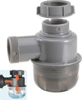 Sink Trap 1 1/2'' P-Trap Replacement Upgrade Visible Removable Easy to Clean by QruiLanTu