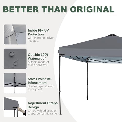 10x10 Canopy Replacement Top - Image 3