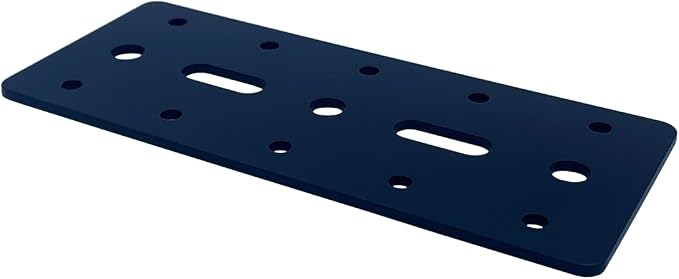 4 PCS 6"X2.5" Straight Steel Flat Plate, Heavy Duty Mending Plate Joining - Image 2