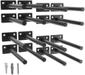 LEOPO 16-Pack 6 inch Floating Shelf Brackets, Hidden Shelf Bracket by FinestHomeDecor