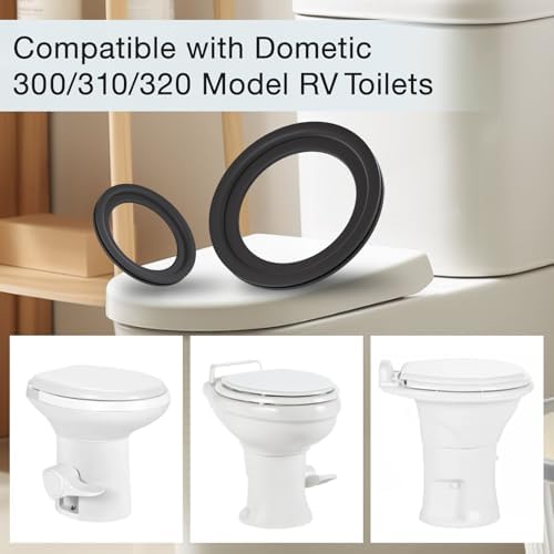 RV Toilet Flush Ball Seal Kit, Compatible - Image 3