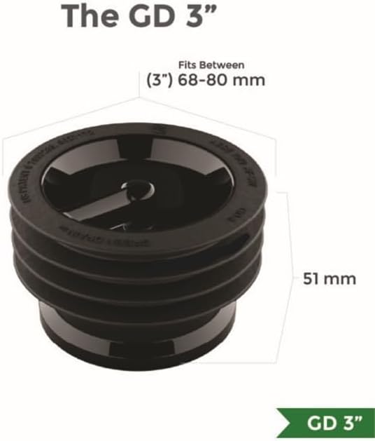 Waterless Trap Seal, 3 Inch, Fitting Pipes - Image 2