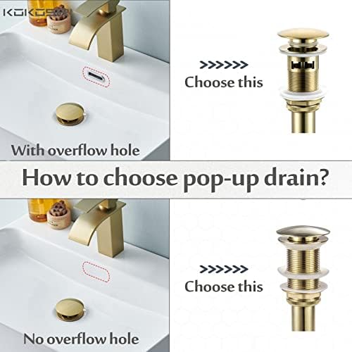 KOKOSIRI Pop Up Sink Drain - Image 4