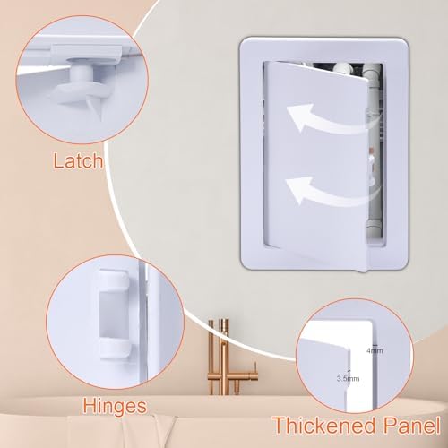 Suteck Plastic Access Panel for Drywall & Ceiling 4 x 6 Inch - Image 5
