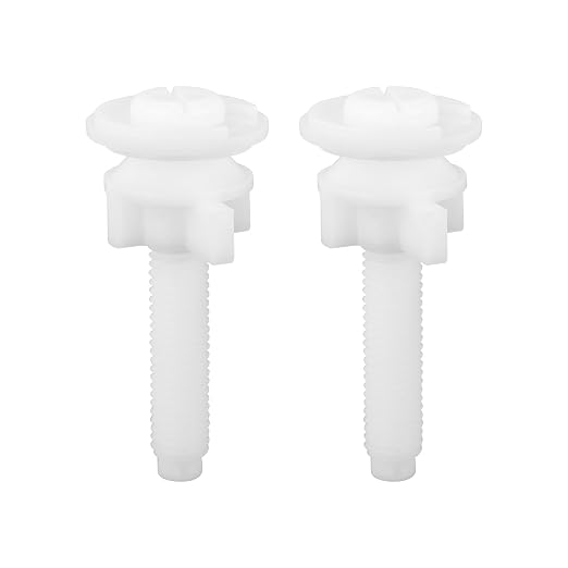 Toilet Seat Bolts Replacement Kit by Unknown