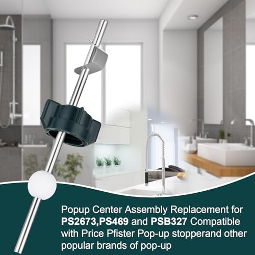 Bathroom Sink Stopper Replacement Pop Up Center Piece - Image 4