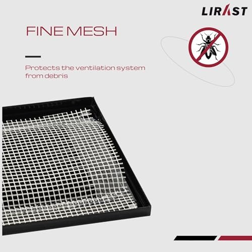 10x2 Vent Cover with Built-in Screen - Image 3
