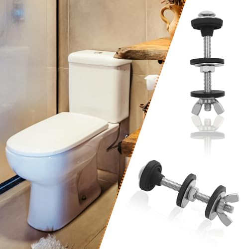 2 pcs M6 Universal Toilet Tank to Bowl Bolts Kit - Image 4