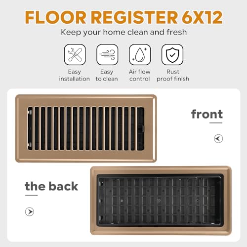 6x12 Floor Register, Floor Vent Covers - Image 5