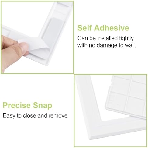 Self Adhesive Access Panels, 4 x 4 inch Surface-Mounted Wall Hole Cover - Image 4