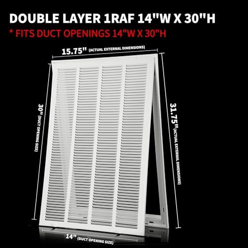 14x30 Return Air Grille Return Vent Cover - Image 5