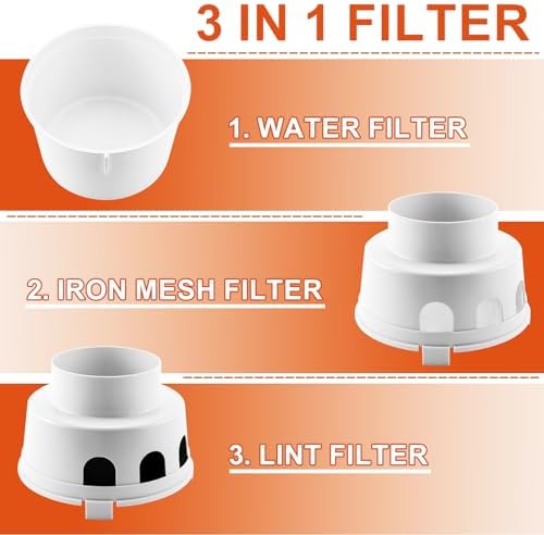 TDIDVKZW Indoor Dryer Vent Kit 4-Inch 8-Ft Filter 3 In 1 by Cenipar - Image 4
