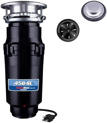 Waste Maid Garbage Disposal, Continuous Feed, 3/4 HP Slim Line by WasteMaid