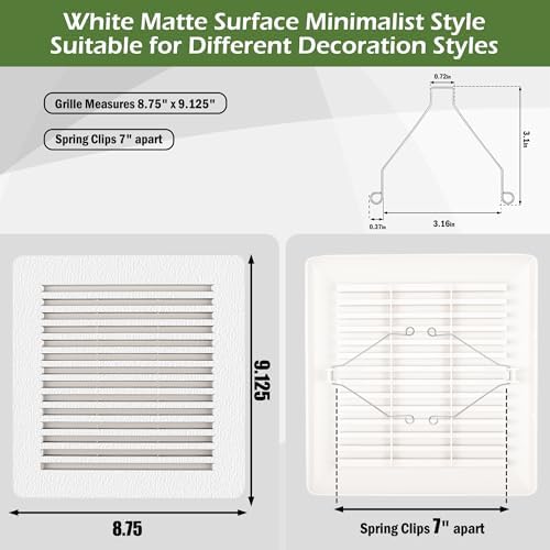 C350GN Bathroom Fan Cover Replacement - Image 2