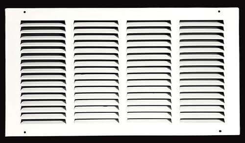 Fits 16x8 Duct Opening Stamped Steel Return Air Grille Vent Cover Grille by KumpelAire