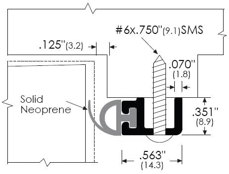 Soundproofing Door Weather Stripping, Aluminum Compression Seal Kit - Image 5