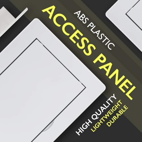 4x6 Access Panel for Drywall and Ceiling – White ABS Plastic Door Panel - Image 3