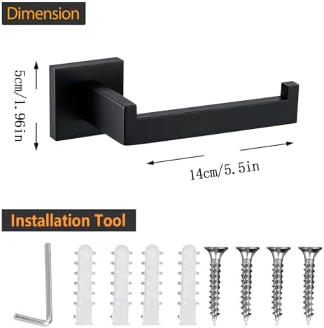 JOPOFI 2 Piece Bathroom Toilet Paper Holder - Image 6