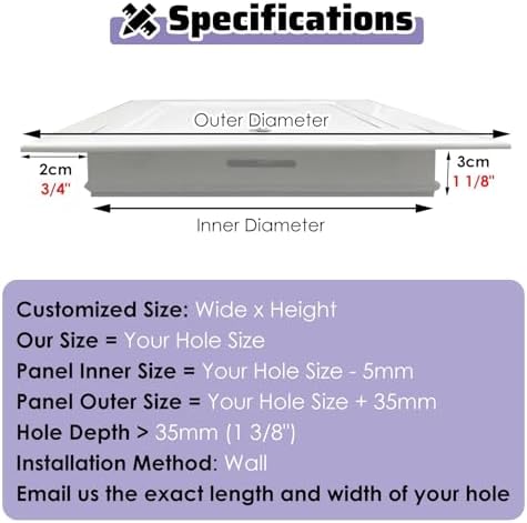 White Pull Open Attic Access Door Latch Ceiling 22 X 22, 22 X 30, 22 X 36 - Image 6