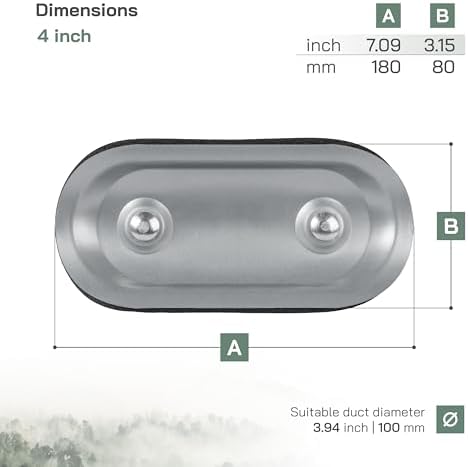 Vent Systems 4" Inch Round Duct Access Door - Image 6