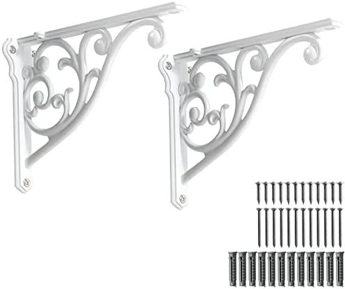 Khtumeware Ornate Decorative Shelf Brackets, 5x3.5 inch Small wall Mounted by khtumeware