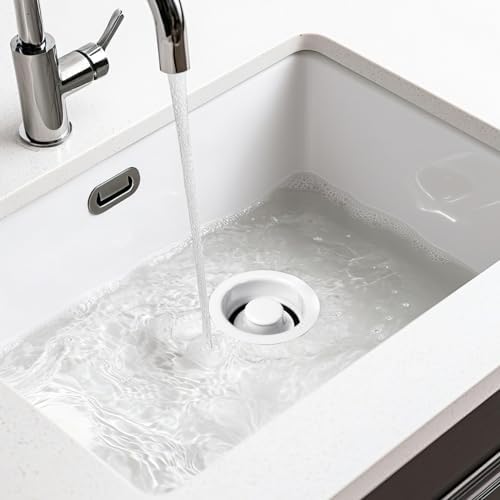 Westbrass D2089-50-50 4-1/4" Kitchen Sink Waste Disposal Drain Flange and - Image 5