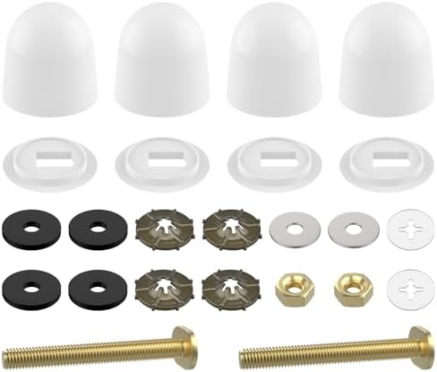 Toilet Floor Bolts and Caps Set by Unknown
