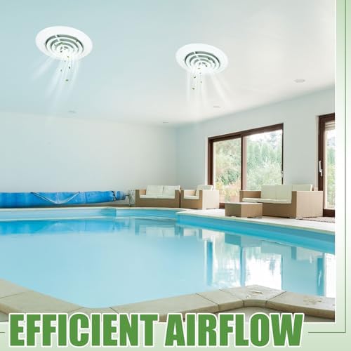 Therwen 4 Set 12inch Round Ceiling Diffuser Vent Cover - Image 7