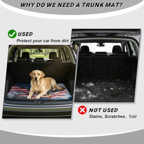 ELEQIN Car Trunk Cargo Liner Non Slip Backing Cargo Mat Rear Trunk Liner All - Image 4
