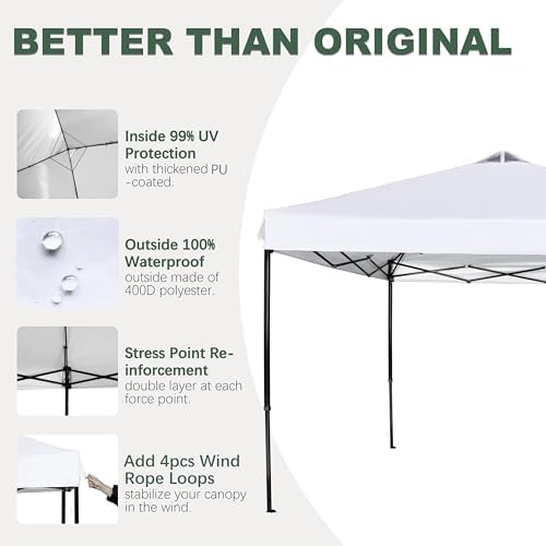 10x10 Canopy Replacement Top - Image 3