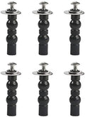 Hibbent 6 Pack Universal Toilet Seat Hinges Screw by Hibbent