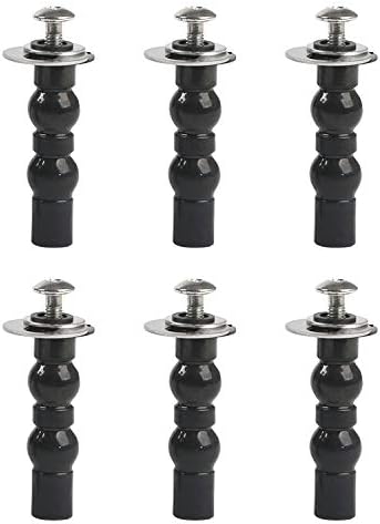 Hibbent 6 Pack Universal Toilet Seat Hinges Screw by Hibbent