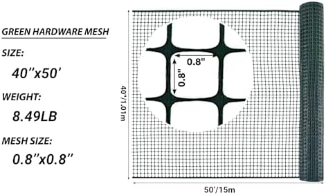 PotatoLife Green Plastic Garden Fence, Hardware Mesh - Image 4