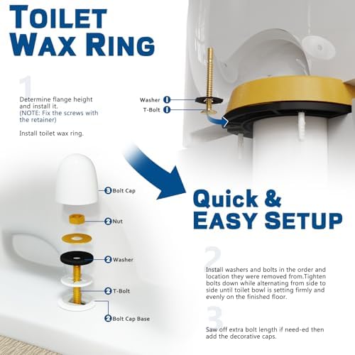 NEEXAN Extra Thick Toilet Wax Ring Kit - Image 5