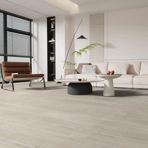 3D Peel and Stick Floor Tile Vinyl Flooring Roll Wood Plank Sticker 23"x - Image 3