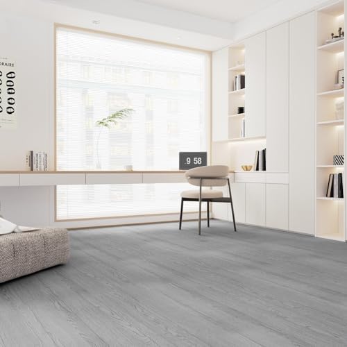 3D Peel and Stick Floor Tile Vinyl Roll Wood Plank Sticker 15.75"x 79"/8.6 Sq.Ft - Image 2