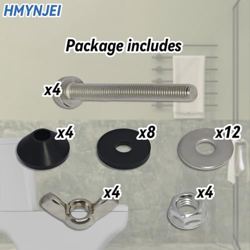 Universal Toilet Tank to Bowl Bolts Kit Set - Image 5