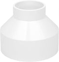 4" x 2" PVC Increaser/Reducer Coupling Adapter Schedule 40 PVC Slip Reducing by Lswteiz