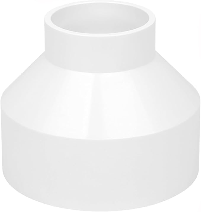 4" x 2" PVC Increaser/Reducer Coupling Adapter Schedule 40 PVC Slip Reducing by Lswteiz