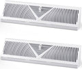 Yaocom 2 Pack Baseboard Register Vent 18 Inch Air Vent Covers by Yaocom