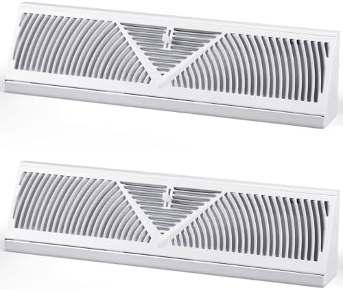 Yaocom 2 Pack Baseboard Register Vent 24 Inch Air Vent Covers by Yaocom