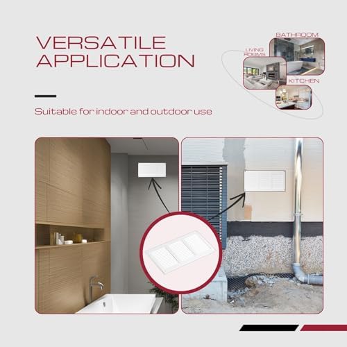 10x4 Vent Cover with Built-in Screen - Image 4