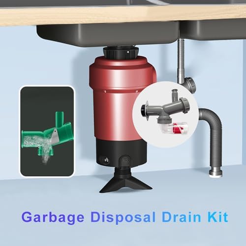Garbage Disposal Drain Elbow Replacement Kit Includes 1.5" Trap, Universal - Image 4