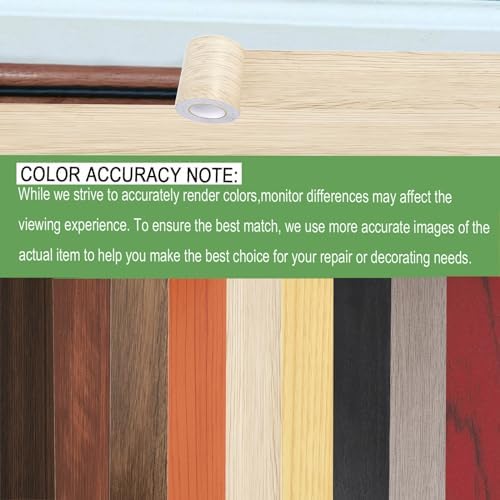 Wood Grain Repair Tape, 5.9 inch X 32ft Self Adhesive Wood Colored Tape - Image 3