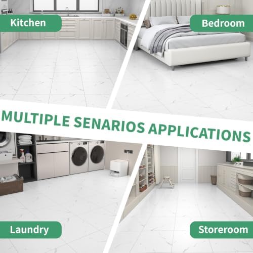 20 Pack Cover 20 Sq.Ft Peel and Stick Floor Tiles, 12” x 12” Self Adhesive - Image 6