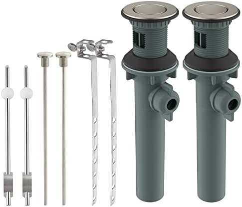 Hibbent 2 Pack Bathroom Sink Drain by Hibbent