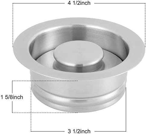 LQS Kitchen Sink Garbage Disposal Flange and Sink Stopper, fit 3-1/2 Inch - Image 6