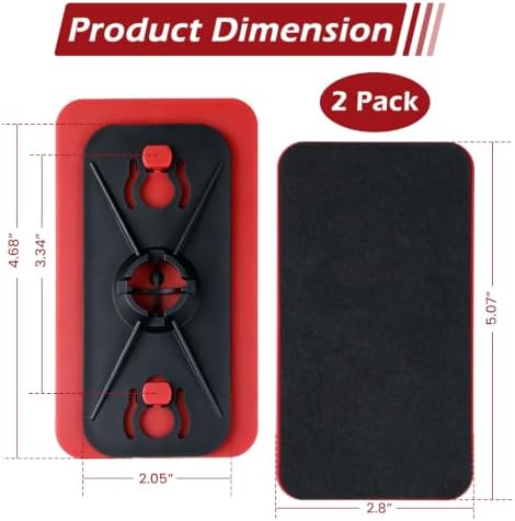 2Set Dust Proof Barrier Head 2 Heads & 2 Top Plates Pack - Image 2