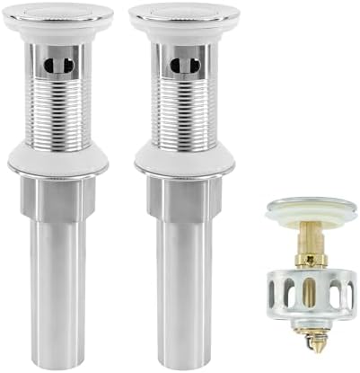 Bathroom Sink Drain, 2 Pack Drain Stopper by Rackickyer